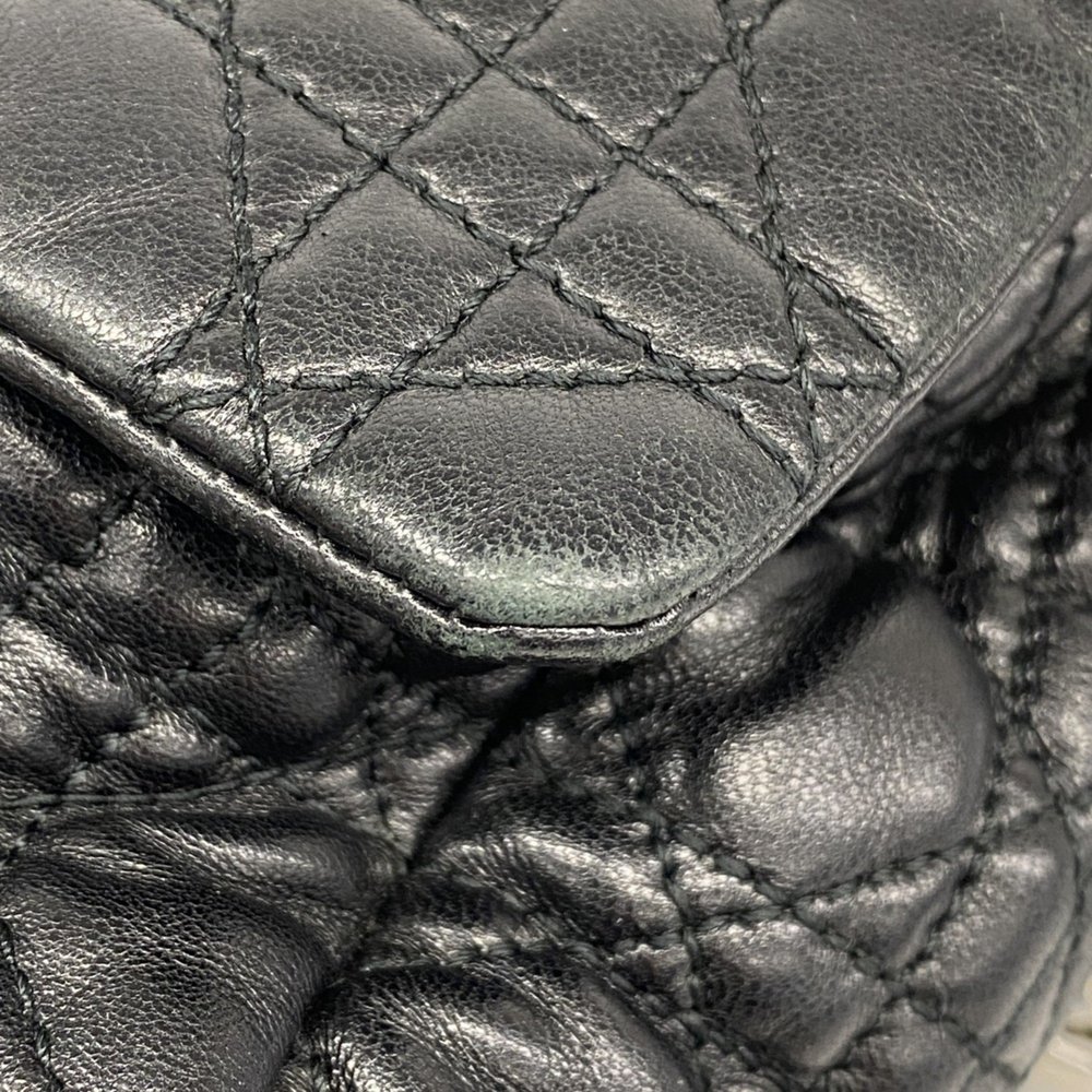 CHRISTIAN DIOR Black Leather Cannage New Rock Shoulder Bag - Picture 7 of 14